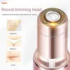 Tragbarer Mini Electric Epilator Gesichtsbehaarung Schmerzloser Haarentfernung Bikini Trimmer wiederaufladbare Epilator für Frauen 240416