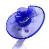 Fascinateur Feather Chapeau pour femmes Headpiece de mariage Église Headwear Dames Kenducky Race Fascinateurs Clip Clip Bandin Bandin