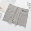 Calça feminina de calça de segurança da moda para mulheres para mulheres, modelando o corpo casual curto boxeador cueca cueca de algodão