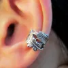 Boucles d'oreilles Huitan 2023 Femmes tendance Cuffes d'oreille Boucles d'oreille Faux Piercing Clip de mode polyvalent sur les boucles d'oreilles Gift Fancy Jewelry MODER