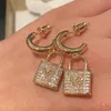 Charm Earrings Fashion Women Jewelry Earring Crystal Drop Wholesale Earrings Hoop For Party