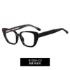 Lunettes de soleil 81050 TR90 Fashion Gradient Color Glasses Frame Retro Small's Anti Blue Light Optical E E EOBLESSES