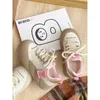 Casual Shoes Solid Soft Sole Cute Women 2024 Spring Retro Beige Thick Comant Fashionable 24-149