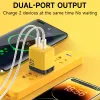 가방 40W 간 충전기 유형 C PD iPhone iPad에 대한 빠른 충전 Huawei Xiaomi Samsung 여행 사무소 Quick Charger US/EU/UK Plug Adapter