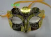 Guldpulvermålad mask Halloween Masquerade Masks Mardi Gras Venetian Dance Party Face the Mask Mixed Color 50pcs 2024423