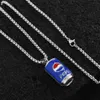 Pepsi Cola flaskhalsband, manlig och kvinnlig trendig internetkändis studs, hiphop, personlighetspar, studenthänge, Wang Qi Belt Trading Company