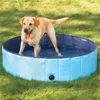80*30 см для собачьего бассейна 1pc складной собачий бассейн для питомца для плавания ванна ванна ванна с открытым крытым бассейном для собак для собак кошки дети 240419