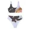 Bikini Designer Swimsuit Mode Backless uit eendelige zuster Cartoon Multi-kleuren uit één stuk zwempak Bikini Swimsuit X5WW