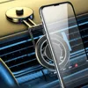 Montagens de telefone celular Suports Magnetic Car Phone Mount for iPhone 14 13 12 Pro Max Mini Universal Magnet Car Celular do suporte GPS para MagSafe Y240423