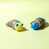 Les jouets de slug coloré créatifs colorés soulagent la décompression amusante escargots du jouet doigt se boucles fidget sensoriel 240410