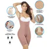 Long Trouser Slimming Corset for Women High Waist Shaper Panties Postpartum Girdle Original Colombian Girdles Body Shaper Woman 240415