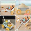 Cartoon Pull Toy Seaside Childrens Toys Construction Construct