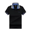 デザイナーメンズポロシャツラペル半袖ブランドピュアコットンソリッドカラーTシャツメンズアンドレディースゴルフファッションポロシャツM-3XL-JS