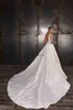 Élégant une ligne robes de mariée avec perles