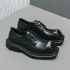 Sapatos de couro de novo masculino 2024 Designer Bussiness Shoes Sapatos de alta qualidade Sapatos formais causais para homens vestido de conforto calçados masculinos