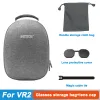 Bolsa de armazenamento de sacos para PS VR2 EVA Saco de fone de ouvido de proteção rígida com tampas de proteção de lentes que transportam bolsa de armazenamento de viagem de caixa
