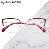 Frame kat oogglazen frame vrouwen anti blauw lichte bril frames frames spektakel brillen optisch recept leesbril dames