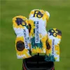 Produkter PG# Golf Club 1 3 5 Wood Headcovers Driver Fairway Woods Cover Pu Leather Head Covers Set Protector Golf Accessories