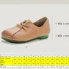 Casual Shoes Koznoy 3cm Retro Women Summer Natural Cow Genuine Leather Round Toe Loafer High Brand Lace Up Oxfords Comfortable Flats