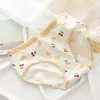 Women's Panties Cotton Underwear Japanese Cute Briefs Mid Waist Seamless Underpants Cartoon Female Lingerie