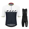 Sets 2022 MAAP Cycling Jersey Set Pro Men Team Kleidungsshorts Ciclismo Maillot Sommer Kurzarmanzug Hombre Bike Shirts Bib Short