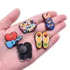 Anime charmes bébé cool chanteur en gros de souvenirs d'enfance drôle cadeau de dessin animé charmes accessoires de chaussures pvc décoration boucle soft raby slog charmes