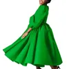 Vêtements ethniques 2024 Robes africaines printemps pour femmes Élégantes manches longues en polyester soirée