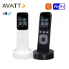 Control AVATTO WiFi Smart IR Central Control Panel,Tuya Wireless Touch Screen with Buttons,Handheld Remote Controller For Home Appliance