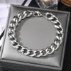 IPARAM Stainless Steel Will Not Fade Bracelet for Women Cuban Chain Bracelets Men Classic Punk Heavy Male Fashion Jewelry 240417