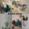 Toothbrush Toothbrush Holder Household Wall Selfadhesive Seamless Cactus Storage Rack Shaver Organizer Drain Shelf Bathroom Accessories