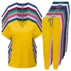 Scrubs Uniform Suit Short Sleeve V-Neck Topsjogger Pants Set Nursing Uniform Women Multicolor Pet Doctor Scrub Workwear 240420