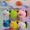 Heads 1Pc Cartoon Toothbrush Holder Cute Funny Animal Wall Mount Hooks with Wall Suction Cup Bathroom Decor Accessories Gift for Kids