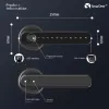 Contrôlez le verrouillage intelligent Smardeer Bluetooth pour TTLOCK 4IN1 Déverrouillage via la clé / empreinte digitale / code / application Biométrie Biométrie Lock d'empreinte pour la porte intérieure