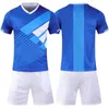 Fans Tops Tees Neue Erwachsene Kinder Fußball Trikots Set Short Sleeve Boys Männer Männer Fußballkleidung Sets Customized Blankocal Sets Team -Anzug Uniform Y240423