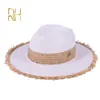 Summer Cowboy Cap Casual Sun Hats For Women Fashion Letter M Jazz Straw For Men Beach Straw Panama Hat Wholesale RH 240418