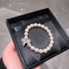 Браслет -дизайнер Mui Mui браслет женщина роскошь 925 браслет Miao Family Girl Heart Bowknot French Pearl Bracelet Women.