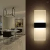 Wandlampe LED -Acryl -Nacht Korridor montierte Schatmen Nachtleuchten Schlafzimmer Dekorative Wohnzimmerdekoration