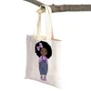 Sacs à provisions mignonnes Afrique enfant bébé décontracté Bag Sac Cartoon Girl