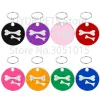 Tags 20 stcs Dog -ID Tag graveren honden id tags leeg naamplaatje Franse bulldog plaat antilost huisdier accessoires terug thuis ketting droppi