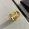 De magische ring van goud hoge dikke liefde brede diamantvrije mode gepersonaliseerd met Carrtiraa originele ringen