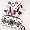 Cosmetic Bags Kabyle Amazigh Carpet Travel Toiletry Bag For Women Africa Geometric Morocco Makeup Organizer Beauty Storage Dopp Kit