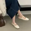 حجم الأزياء الصيفية الصيفية الرجعية الكورية الكبيرة أحذية مسطحة غير رسمية للنساء Zapatos de Mujer 240412 142