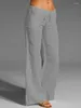 Active Pants Summer Overized Wide Leg Women Vintage Cotton Linen Palazzo Fashion Long Trousers Casual Elastic Midje Solid Pantalon 5xl