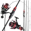 Akcesoria Sougayilang 2.1M Spinning Fishing Rod i 2000 Spinning Reel Combo 0,85G Waga wrażliwa na miękką końcówkę basową szczupak