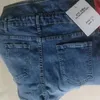 Übergroße S-3xl Ein-Bastentier-Pocket-Frauenhosen Sommerhoch Taille Slim Wäsche Denim Shorts All-Match Stretch Streetwear 240418