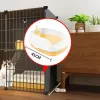 Kooien doublelayer outdoor warme kat kooi smeedijzeren katten kooien indoor huisdier kat villa cat bed huishouden grote kattenhuis huisdierproducten gm