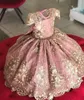 Elegant Flower Girl Long Evening Dress Baby Girl Christening Gown Children039s Princess Costume For Teen Wedding Party Dress7060441