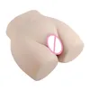 Wholesale Jet Cup Male Masturbation Device Bust Silicone Entity Doll Female Buttocks Inverted Mold Dual Channel Big Ass Fam