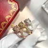 Gwiaździsty pierścionek Pierścień miłosnych klasyczny modny lampart pierścionka dominująca Mężczyźni mężczyźni i kobiety geparda pierścień jedzenie gorąca biżuteria