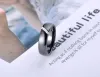 Bande Bobotuu Gioielli anelli nuziali in cristallo in ceramica nera alla moda per donna Anello di fidanzamento di rinestina di argilla in acciaio inossidabile BR19069